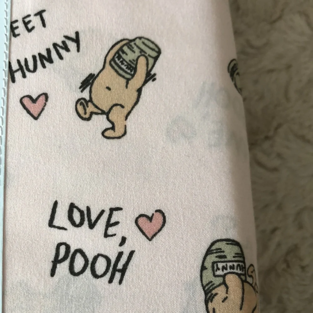 Pooh Bear Collection Pink Winnie the Pooh Heart Print Sheet Set - FULL